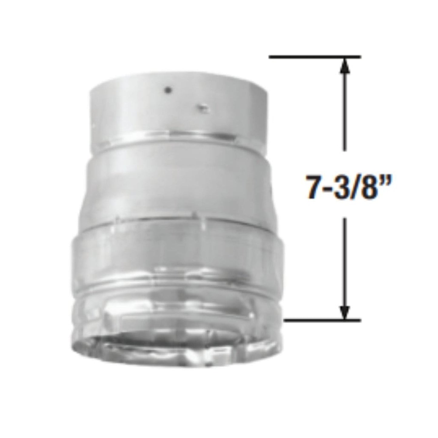 Security Chimneys Tubinox 8LLR7 Stainless Steel Reducer Length