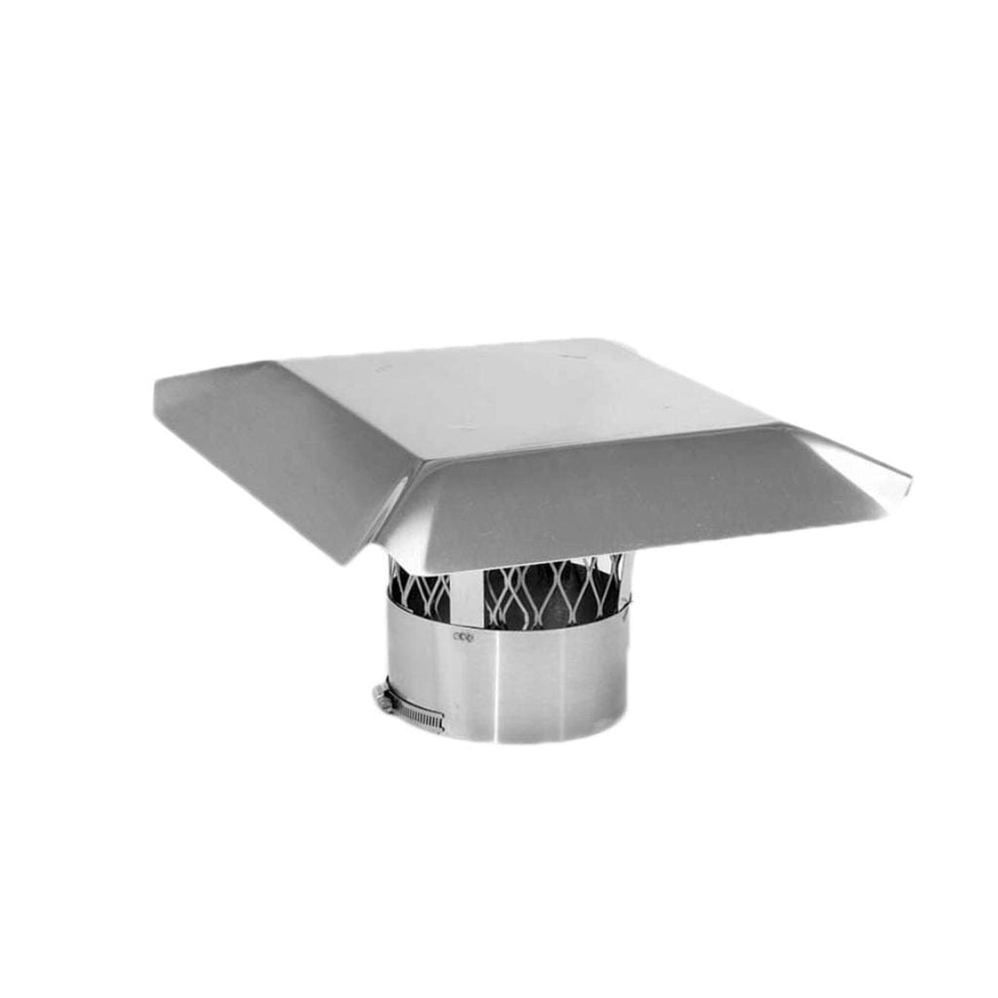 Selkirk 4" to 8" Rain Cap (Stainless Flexible Liner)