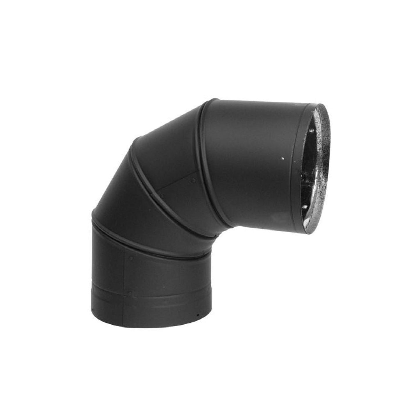 Selkirk 5" to 8" 90 Degree Adjustable Black Elbow (Saf-T Liner)