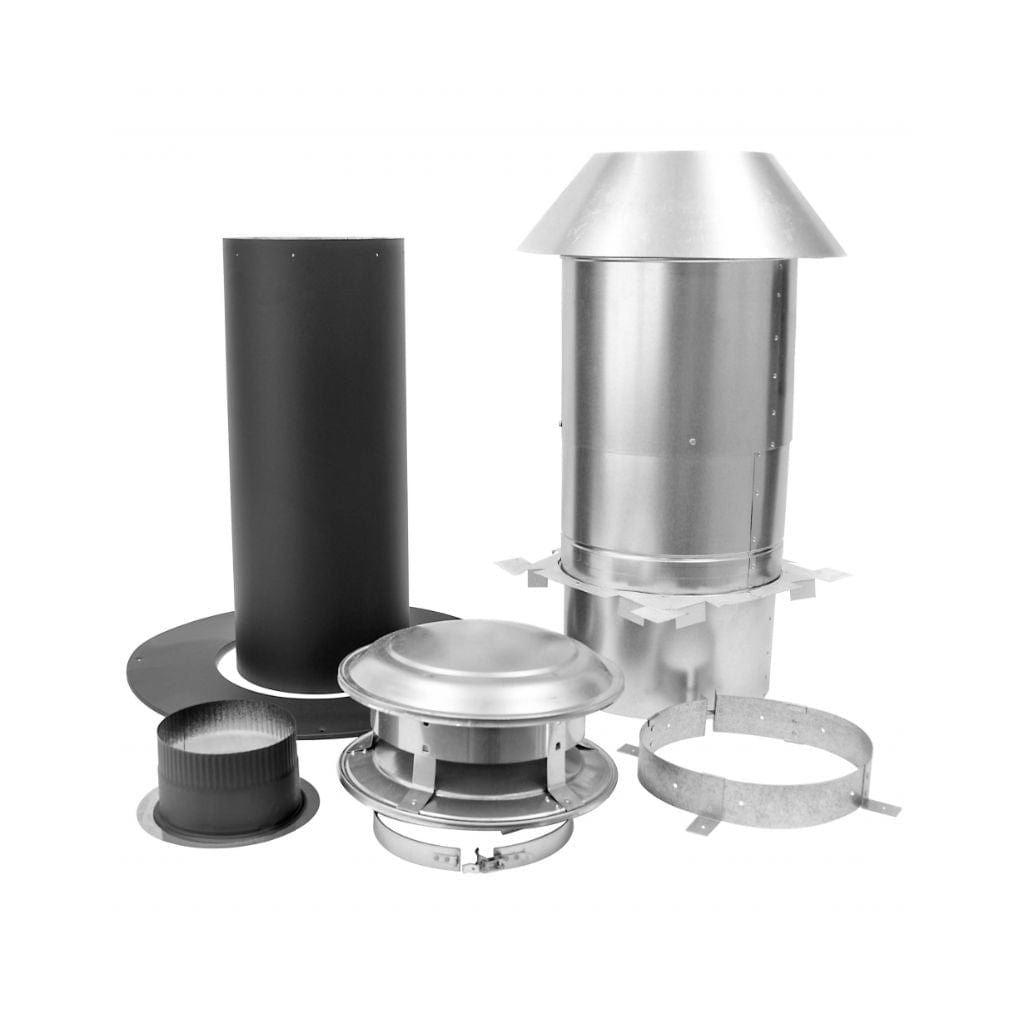 Round Ceiling Support Duratech Chimney Kit For 6 Pipe