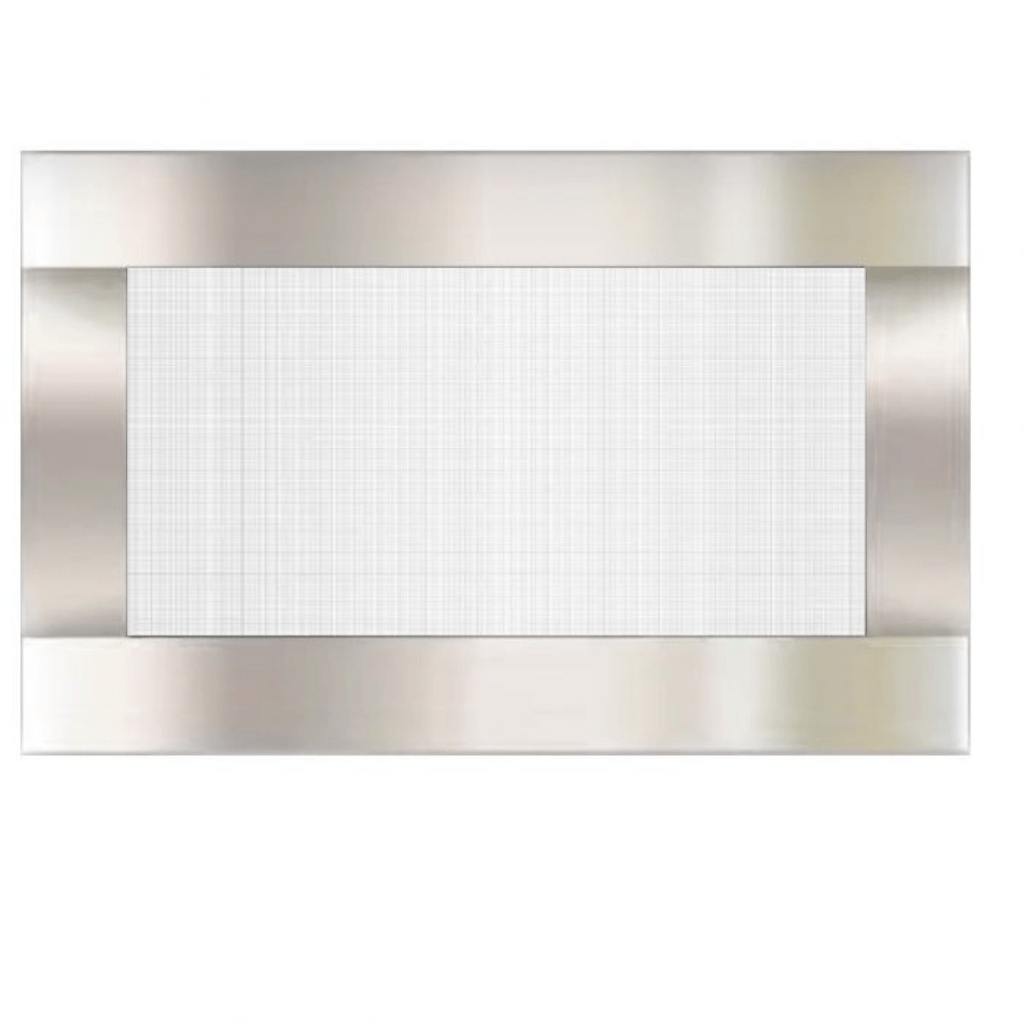 Sierra Flame by Amantii Stainless Steel Surround With Safety Barrier for Newcomb Fireplace
