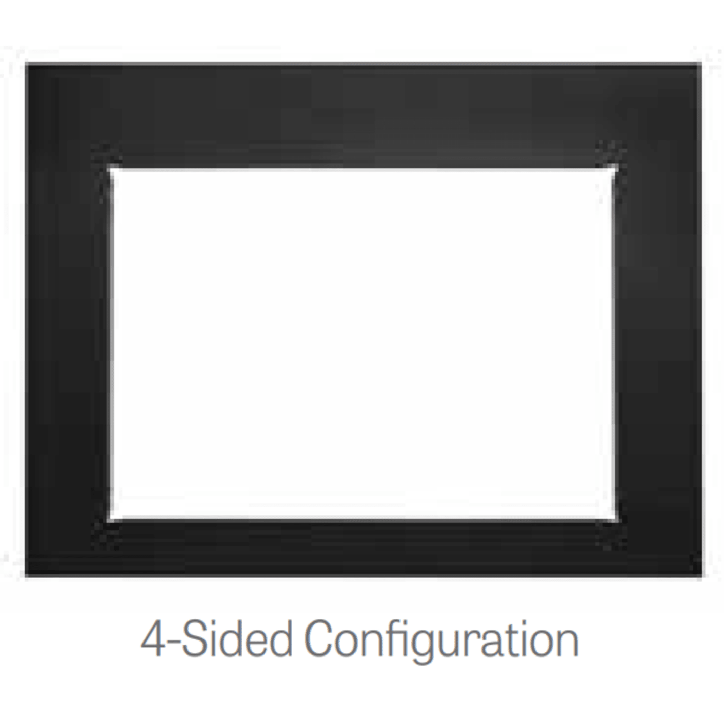 SimpliFire 35" 4-Sided Small Surround with Removable Bottom Piece