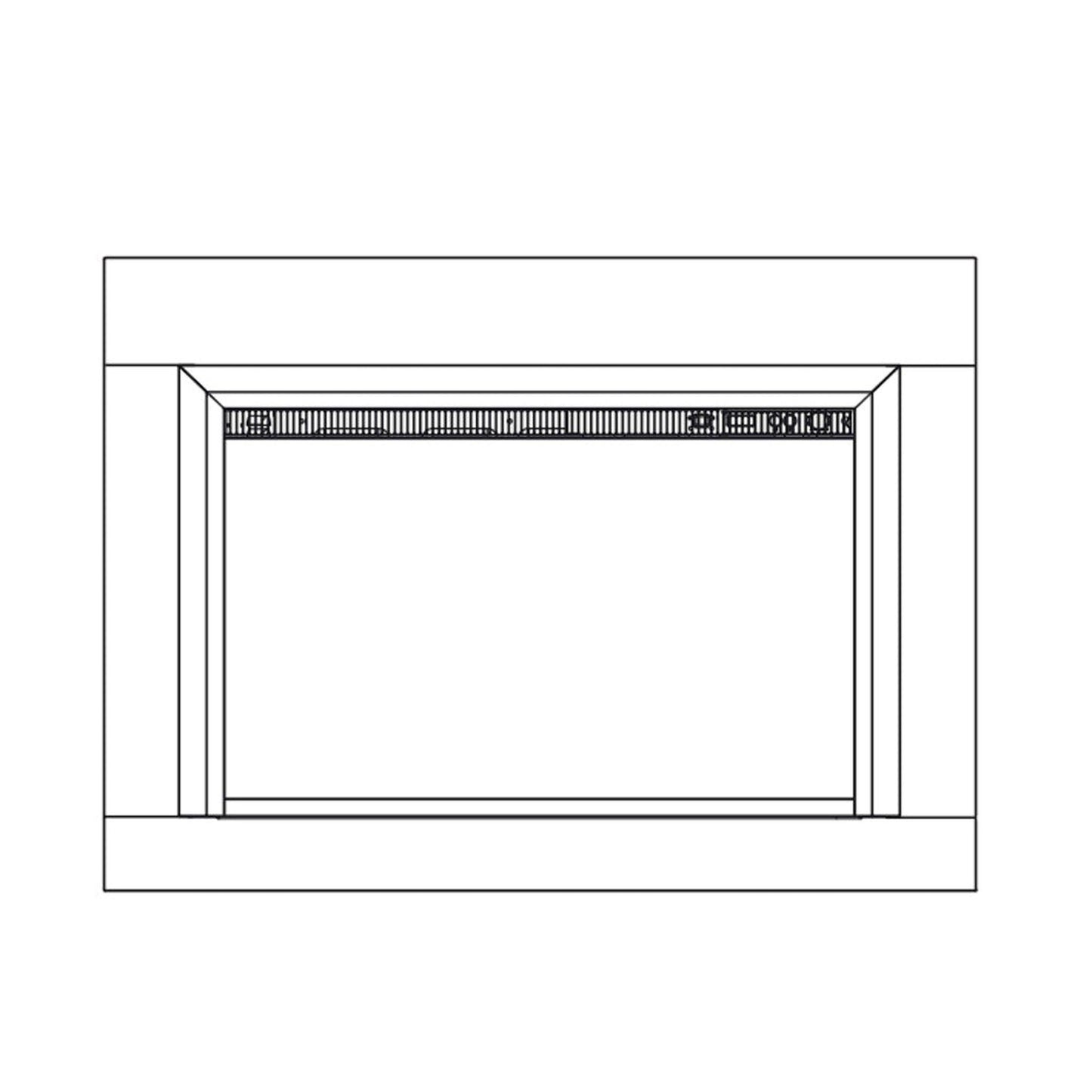 SimpliFire 4-Sided Small Surround with Removable Bottom Piece for GI-32-ZC