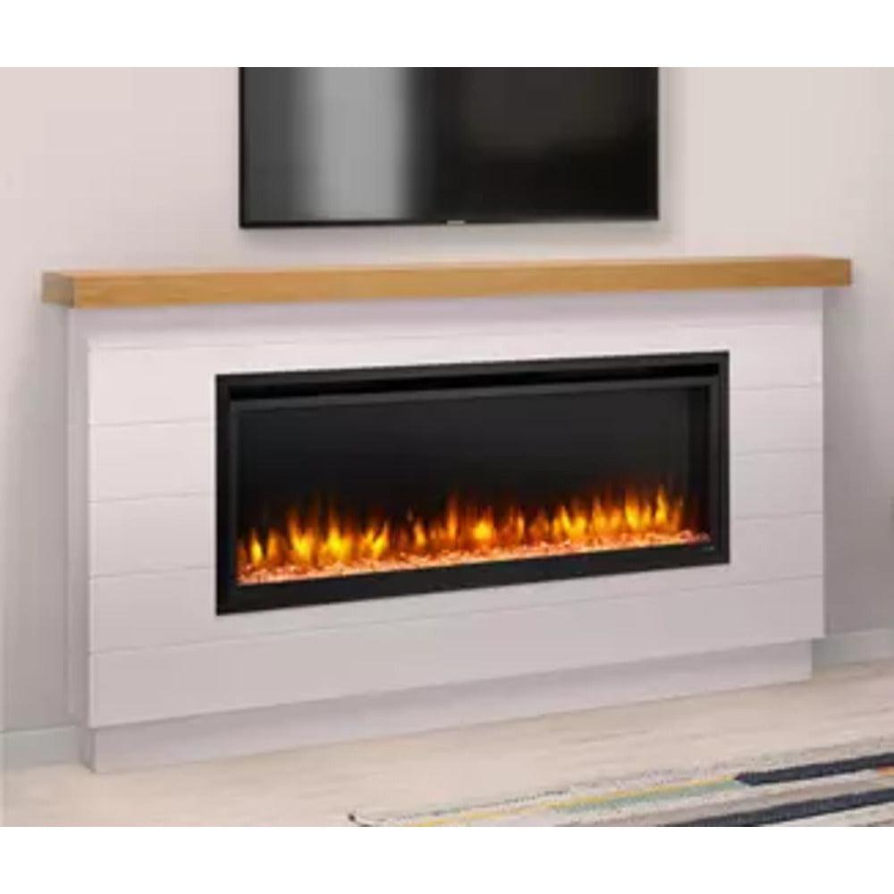 SimpliFire Modern Farmhouse Style Boyd Build-Out Kit for 50" Allusion Platinum & Allusion Edge