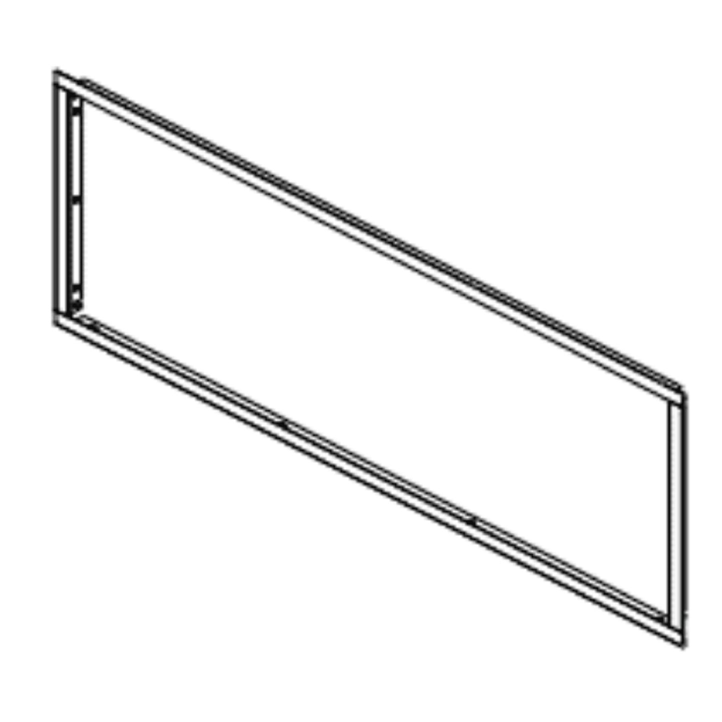 SimpliFire Trim Kit for 50" Allusion Platinum Fireplace