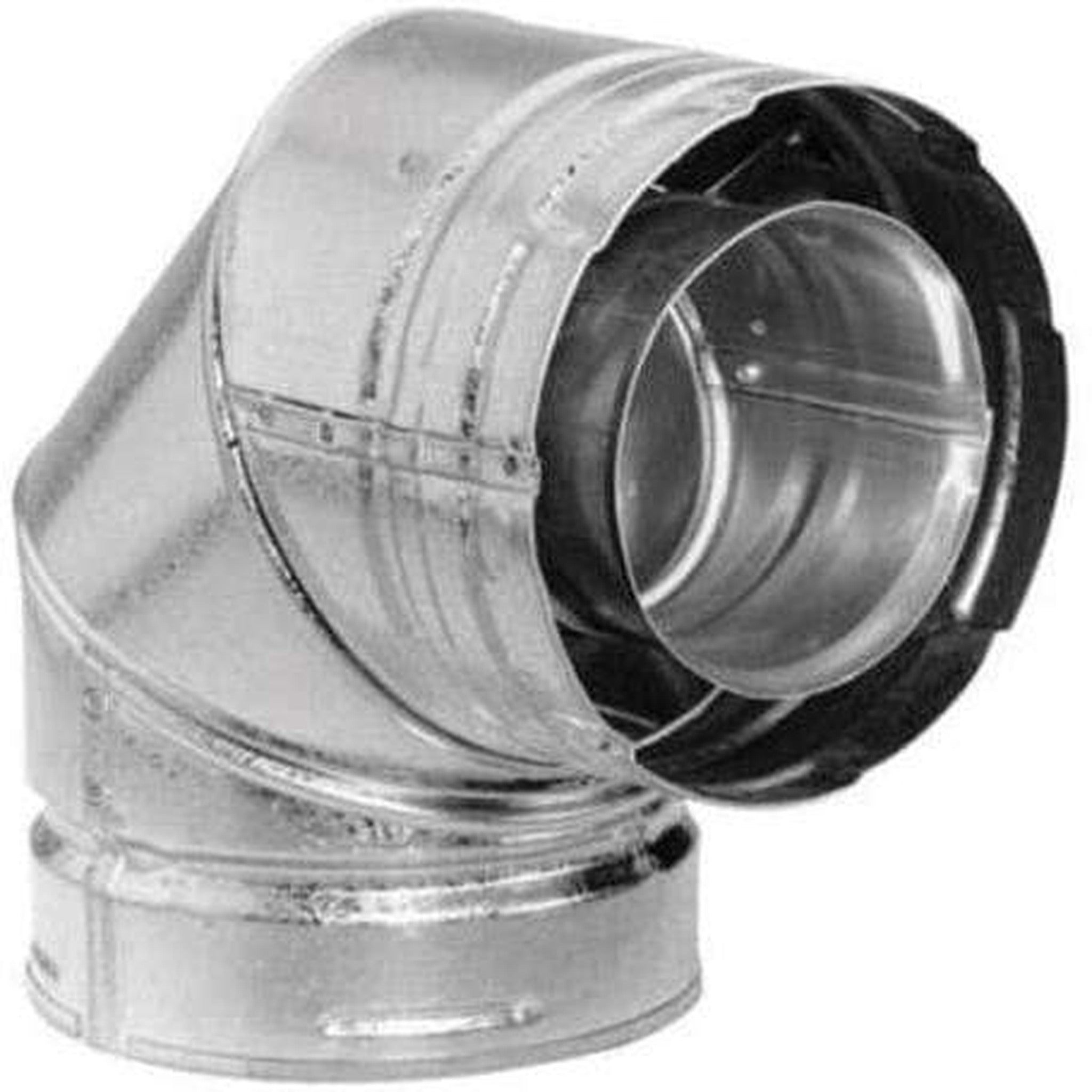 Simpson Duravent 58DVAE90 5x8 Direct Vent Galvanized 90 Degree Elbow