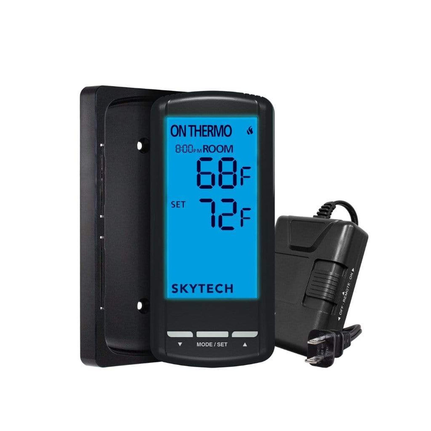 Skytech 5320 Timer/Thermostat Fireplace Remote Control With Backlit Touch Screen