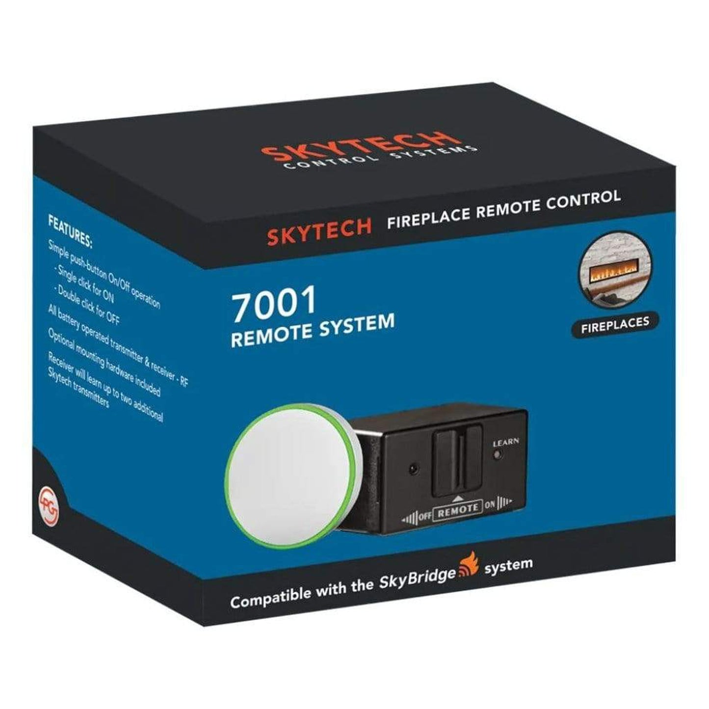 Skytech 7001 On/Off Fireplace Remote Control