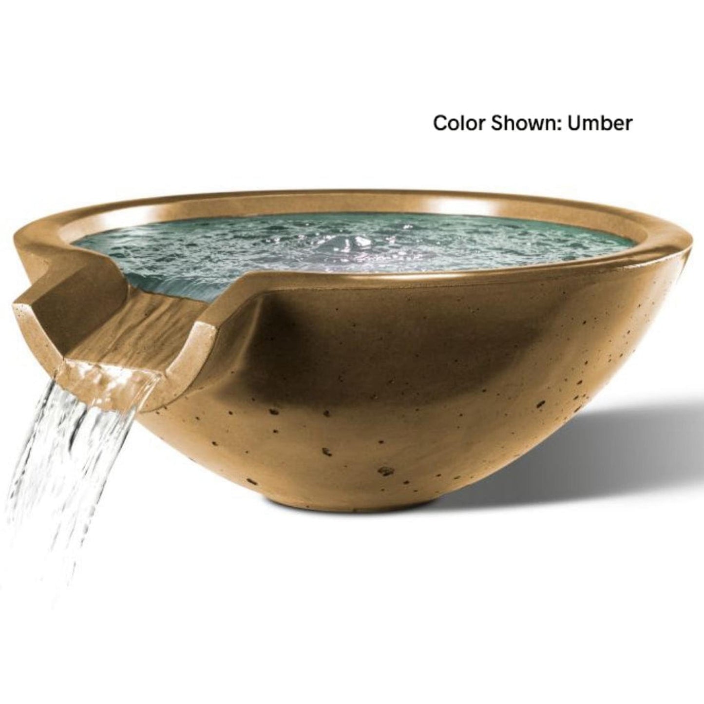 Slick Rock Concrete 30" Camber Round Water Bowl