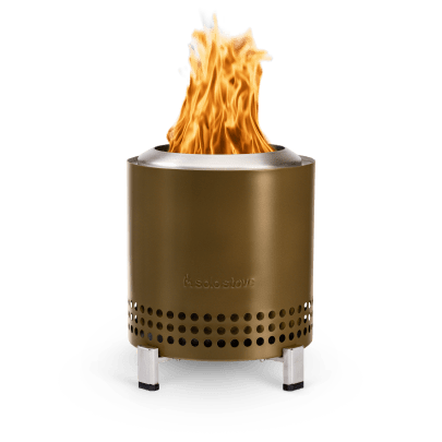 Solo Stove Mesa XL Bronze Metallic Stainless Steel Table Top Fire