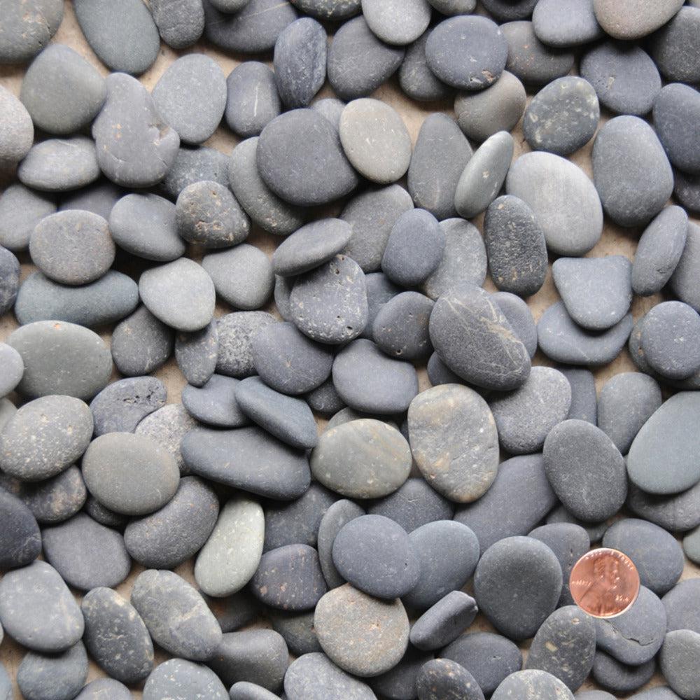 Spark Fireplaces Mixed Beachstone Fire Object for SS72 Outdoor Fire Ribbon Fireplace