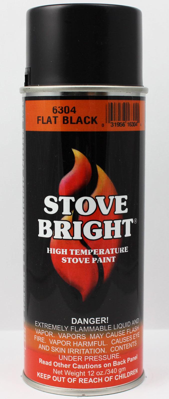 Stove Bright 12 oz. Metallic Black High Temperature Aerosol Stove Paint