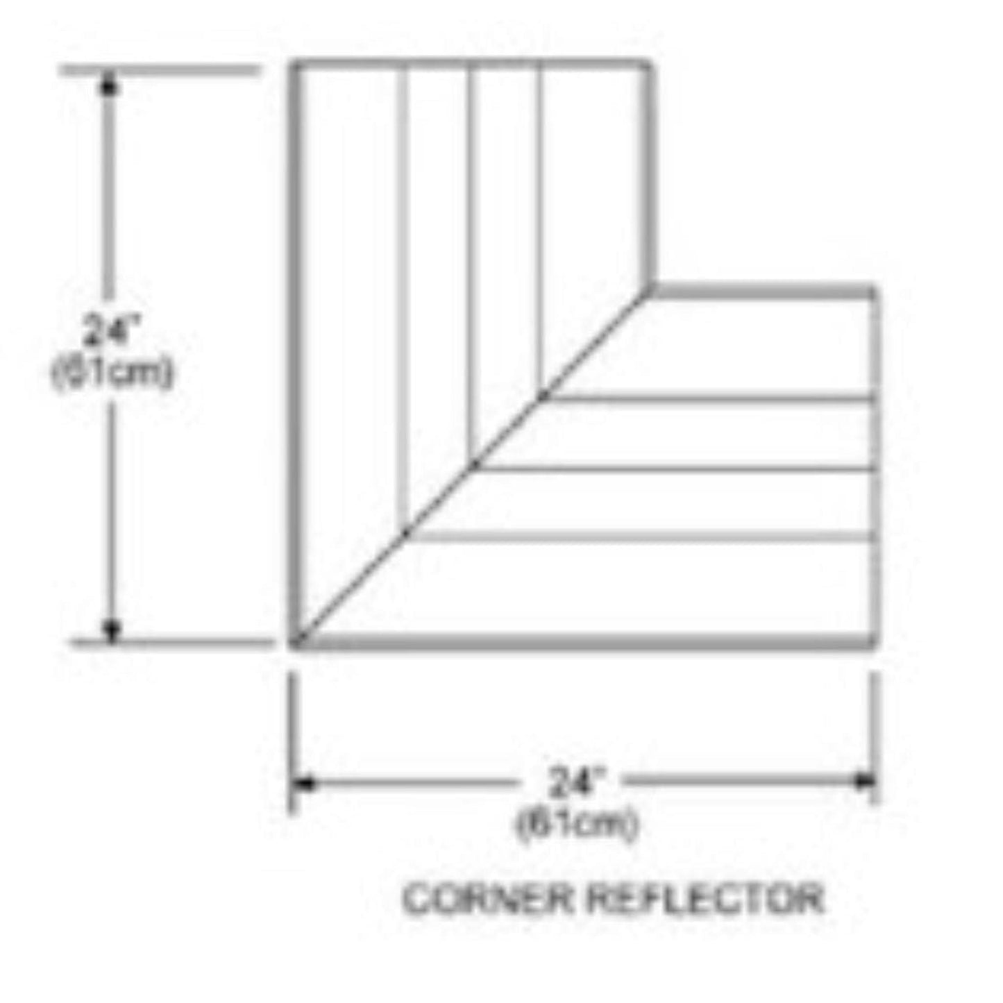 SunStar Corner Reflector for SIS and SPS Series Infrared Heaters