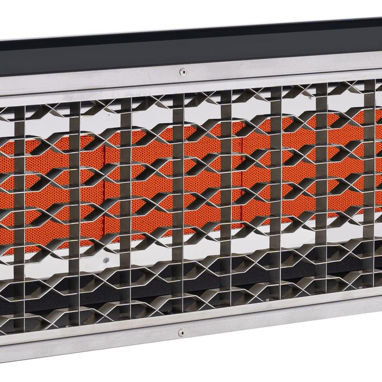 Sunpak S25 48" 25,000 BTU Black Natural Gas Outdoor Infrared Heater With 24V Transformer And Mounting Kit