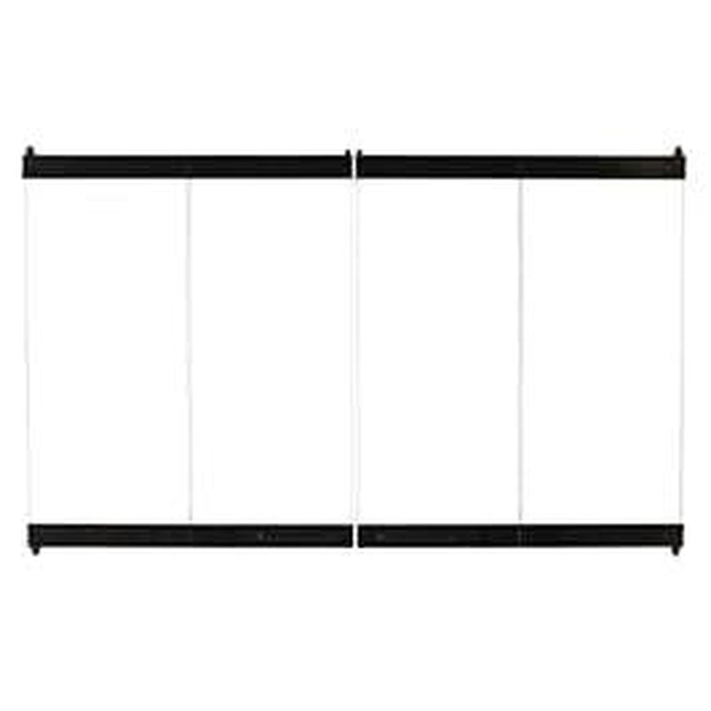 Superior 36" Black Standard Bi-Fold Glass Door for BRT4336, BRT4536 and WRT/WCT3036 Fireplaces