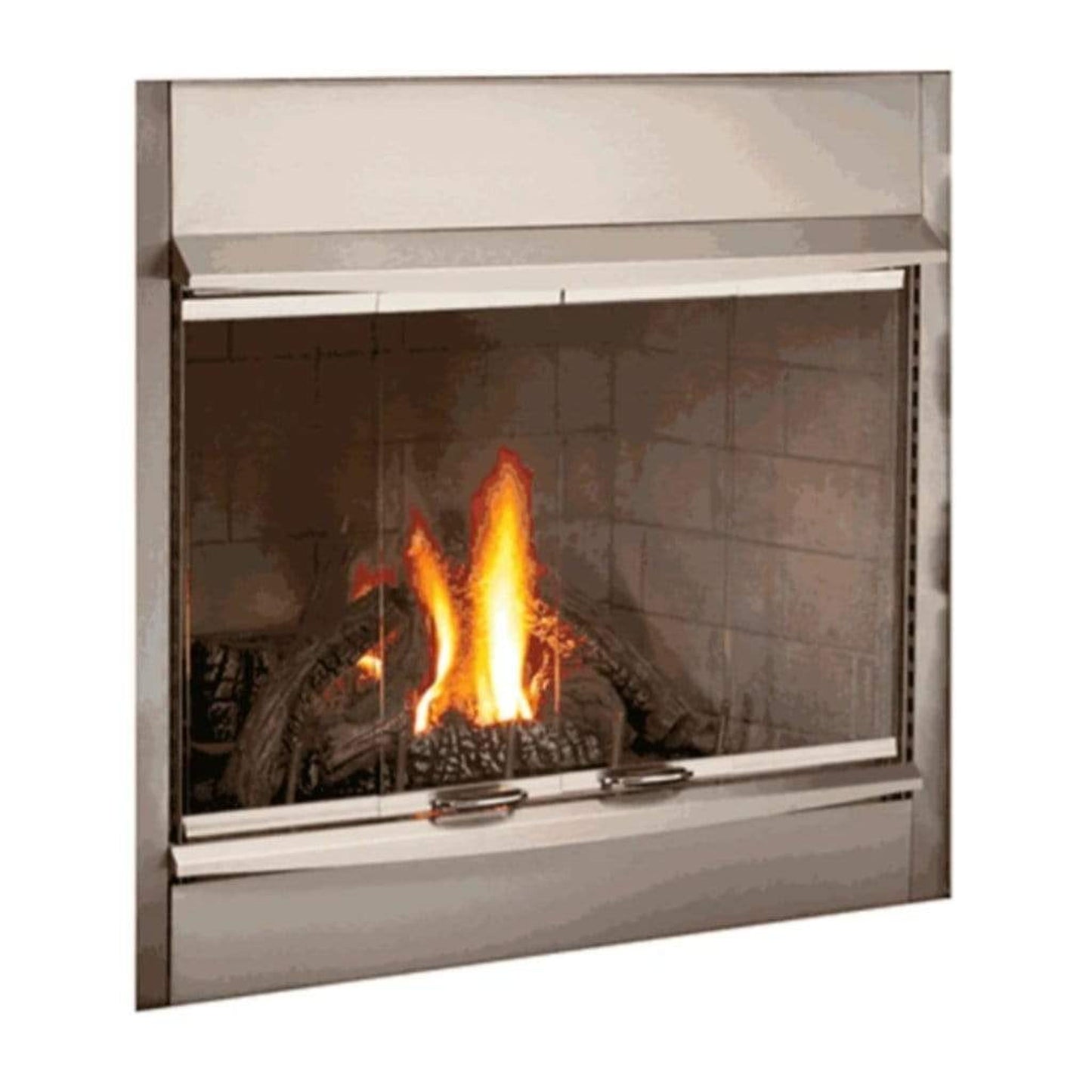 Superior 36" Stainless Steel Hood With 4" Brow for WRE3036 Wood Burning Fireplace