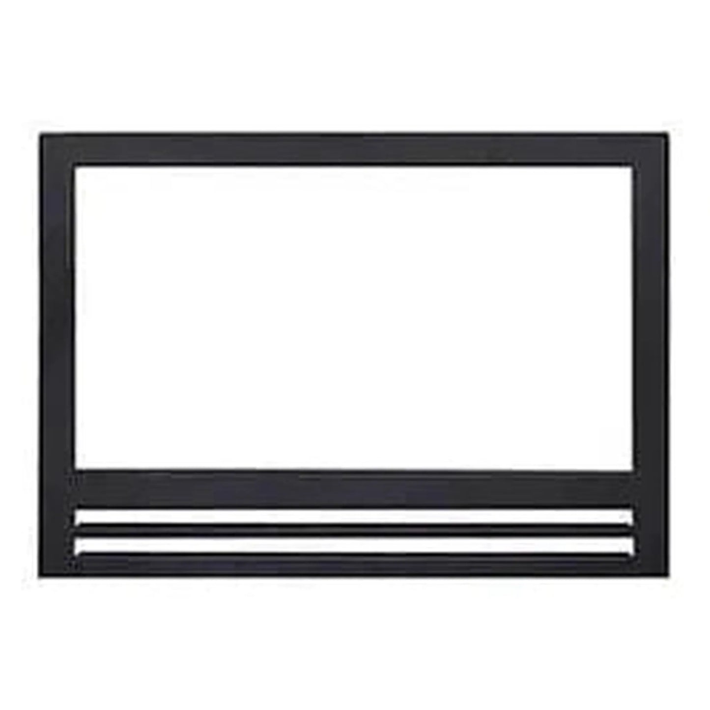 Superior Black Clean Face Facade With Square Opening for WCT4920 Wood Burning Fireplace