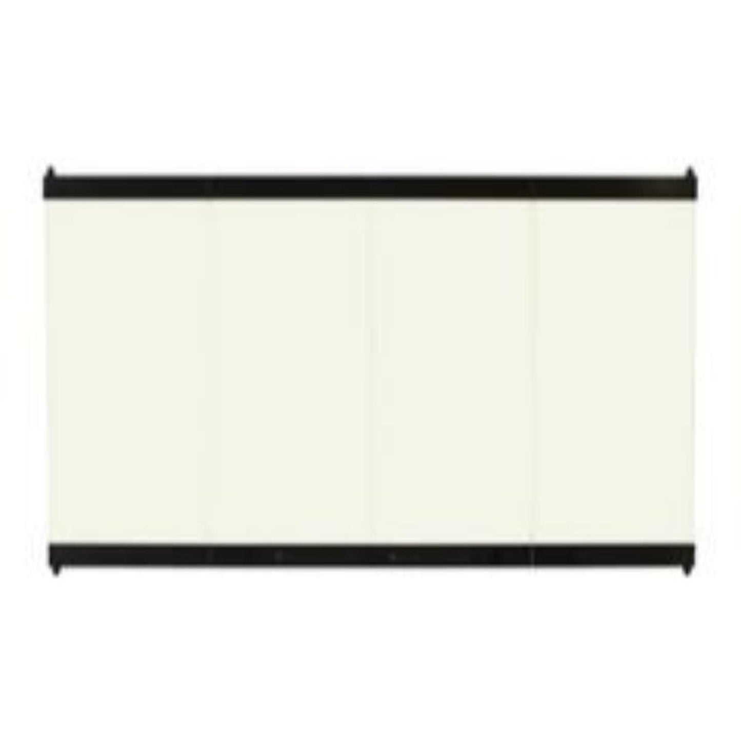 Superior Brass on Bronze Tinted Glass Enclosure Panel for ERT3036 Electric Fireplace