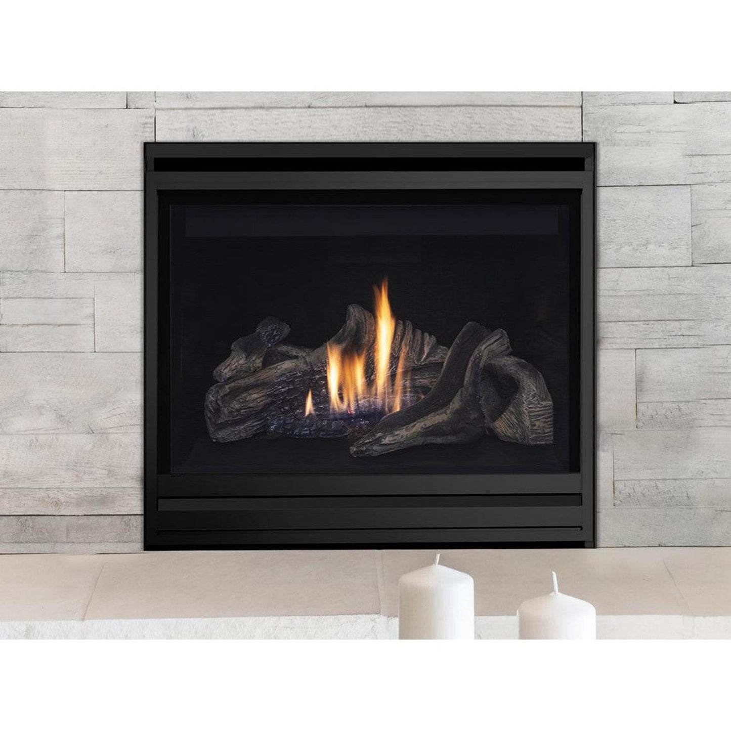 Superior DRC3045 45" Mid-Size Contemporary Top/Rear Direct Vent Natural Gas Fireplace With Electronic Ignition