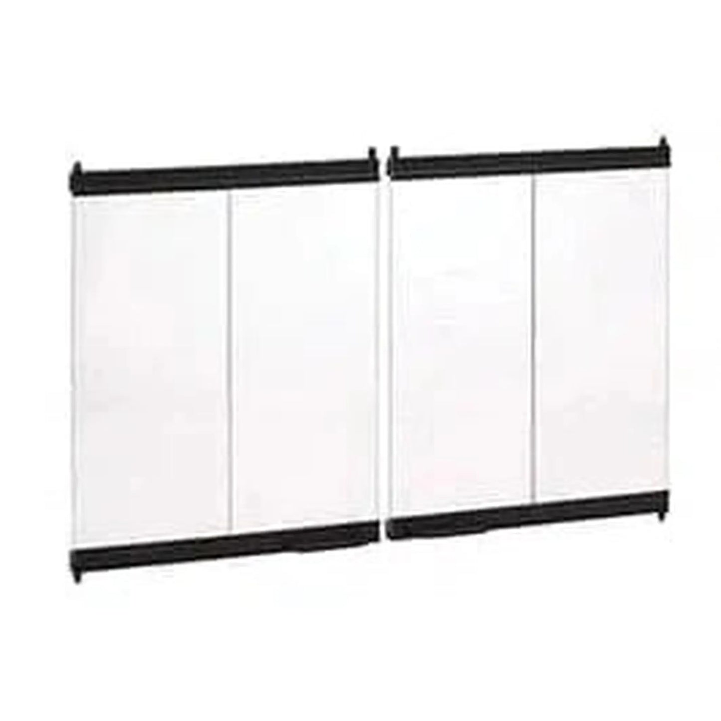 Superior Mosaic Masonry 50" Ebony Bi-Fold Glass Door for WRE6050 and WRT6050 Wood Burning Fireplaces