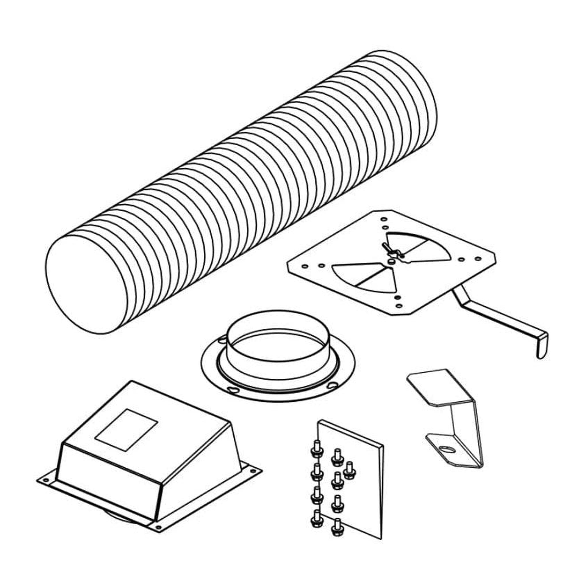 SUPERIOR Outside Air Kit With Duct | OAK-UVFRC – US Fireplace Store