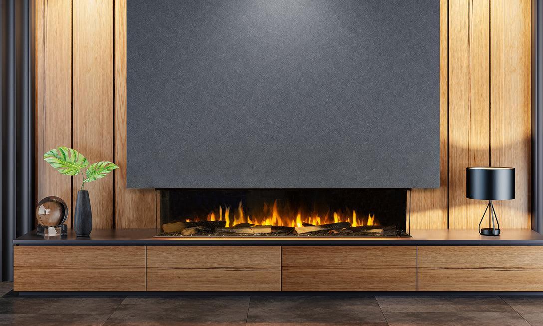 Sustainable Hearth Signal 80” Linear Electric Fireplace