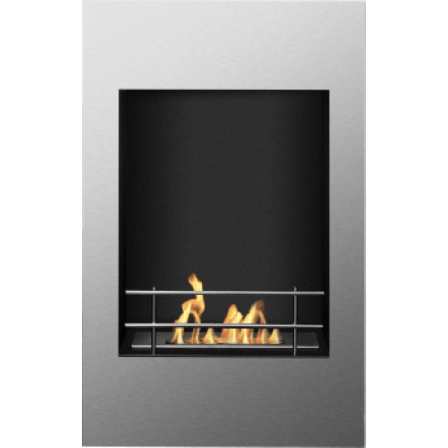 The Bio Flame Xelo 19" Black Wall Mounted Ethanol Fireplace