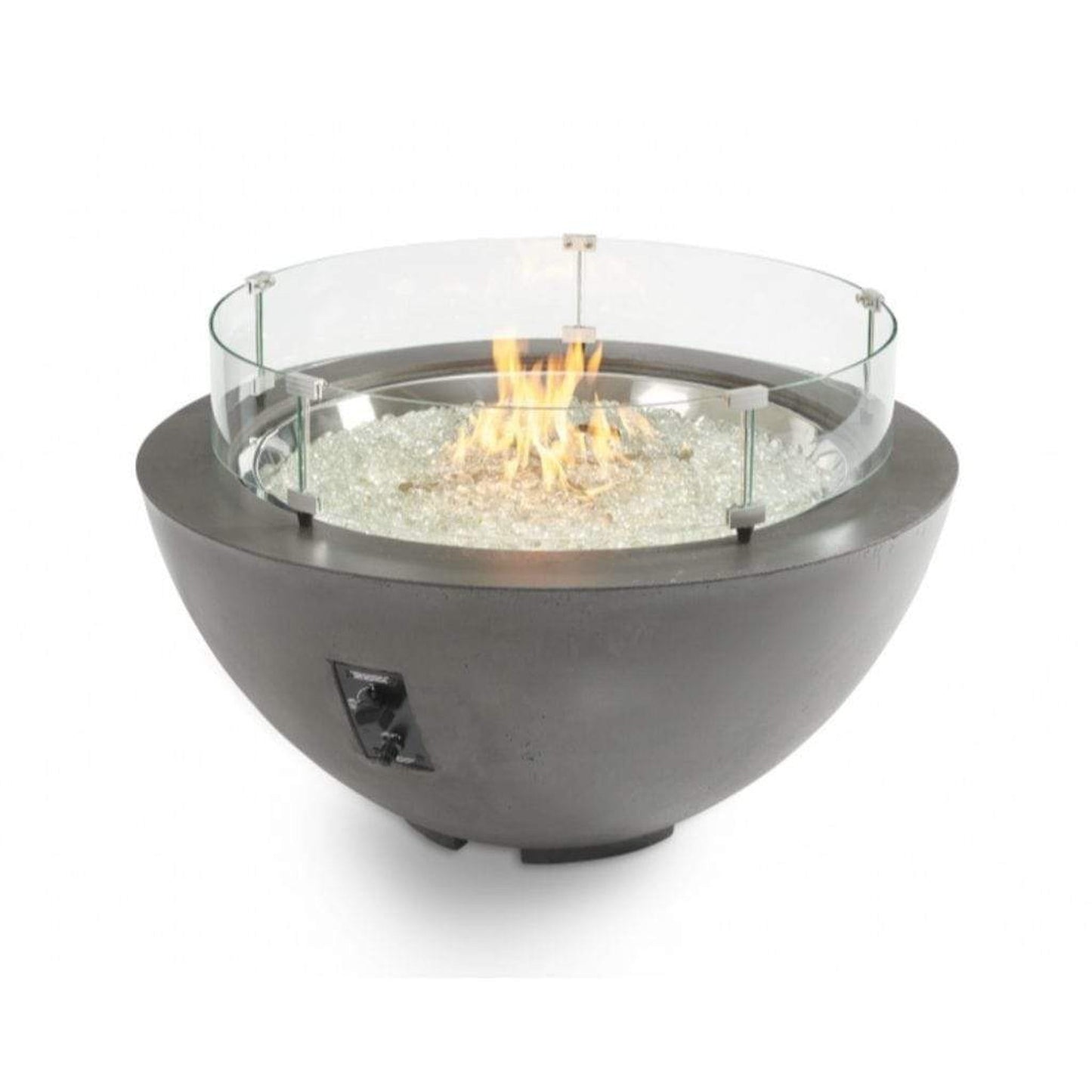 The Outdoor GreatRoom Company Cove 42" Natural Grey Round Gas Fire Pit Bowl