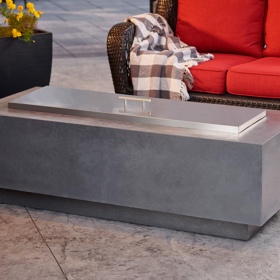 The Outdoor GreatRoom Company Cove 54" Midnight Mist Linear Gas Fire Table