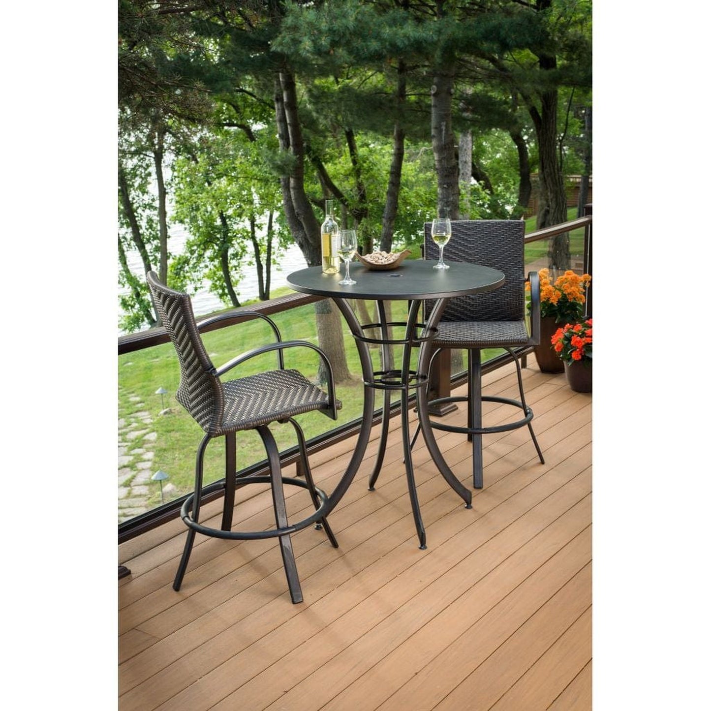 The Outdoor GreatRoom Company Empire Bar Stools