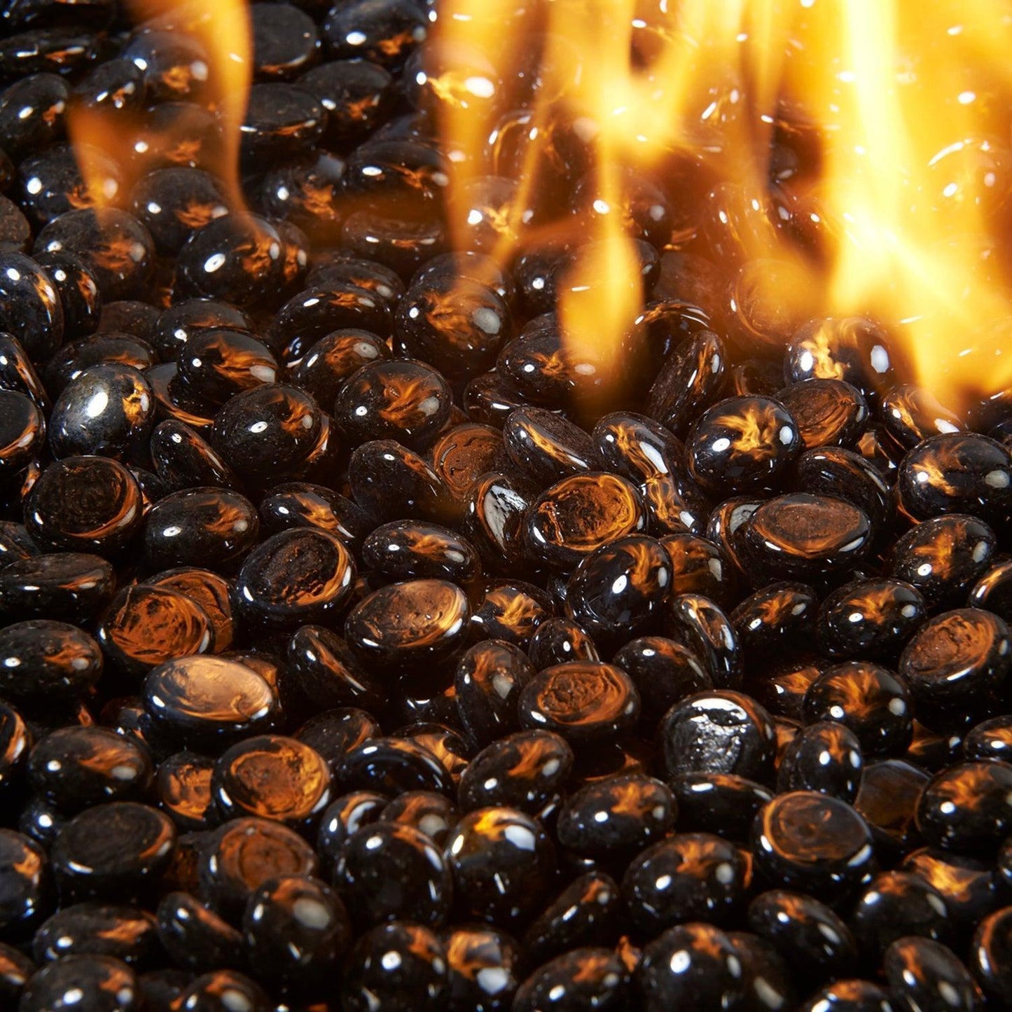 The Outdoor GreatRoom Company Onyx Reflective Tempered Fire Glass Gems - 10 lb kit