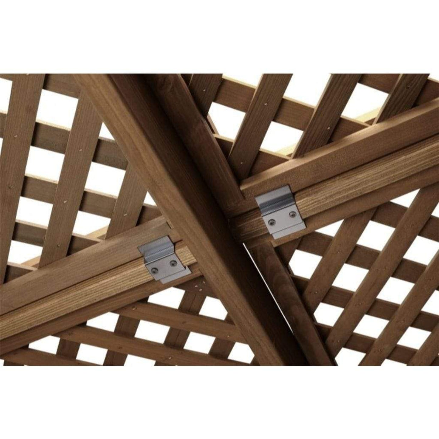 The Outdoor GreatRoom Company Wood Lattice for 12' x 12' Sonoma Pergola