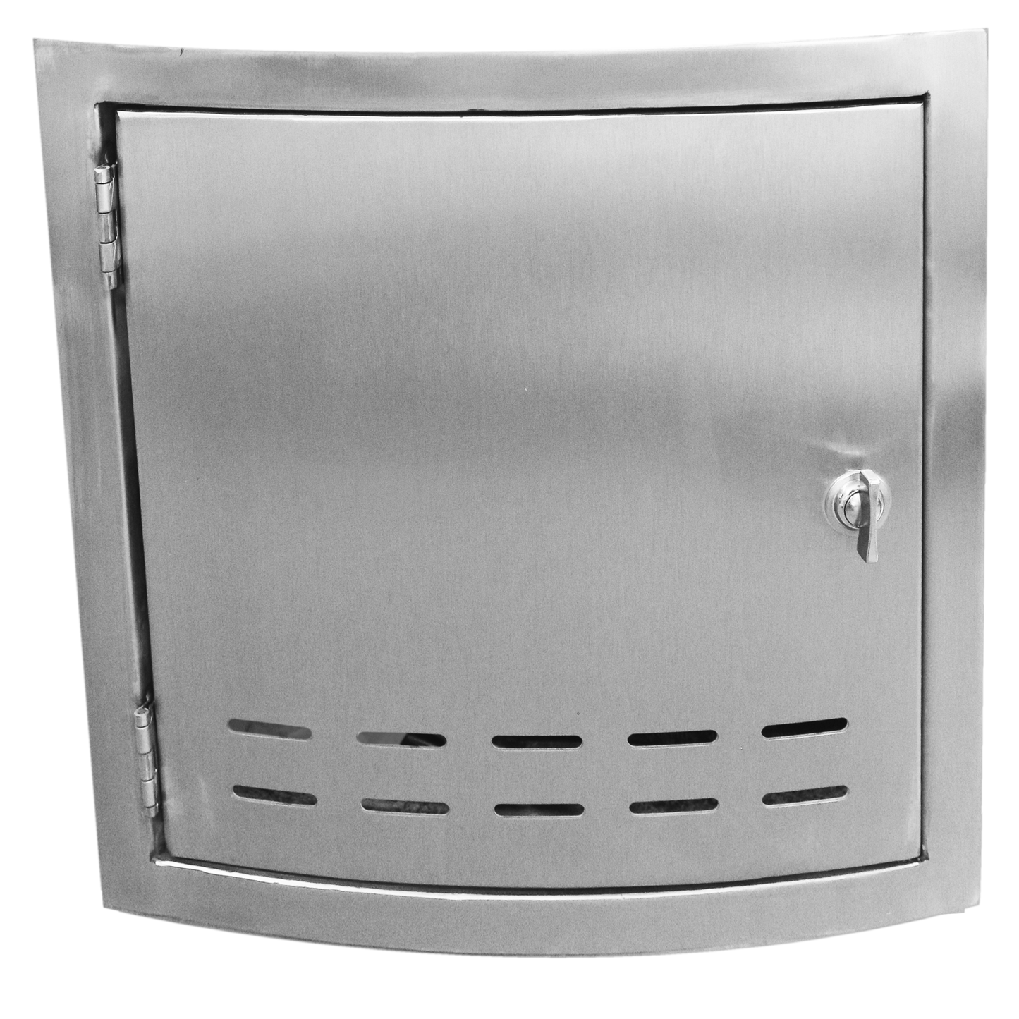 The Outdoor Plus 14" x 17" Stainless Steel Access Door for 20lb. Propane Tank