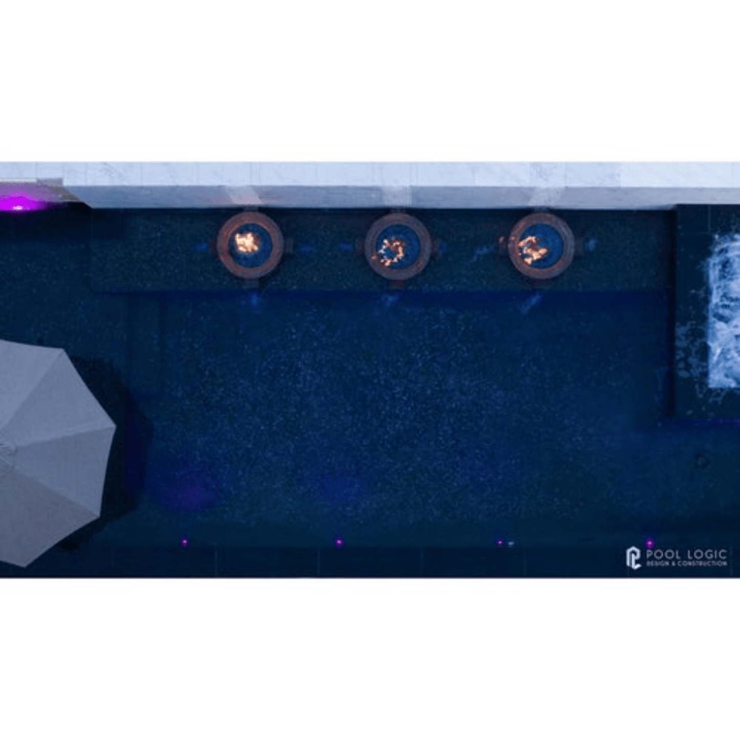 The Outdoor Plus 36" Cazo Hammered Copper 4 Way Spill Round Fire & Water Bowl