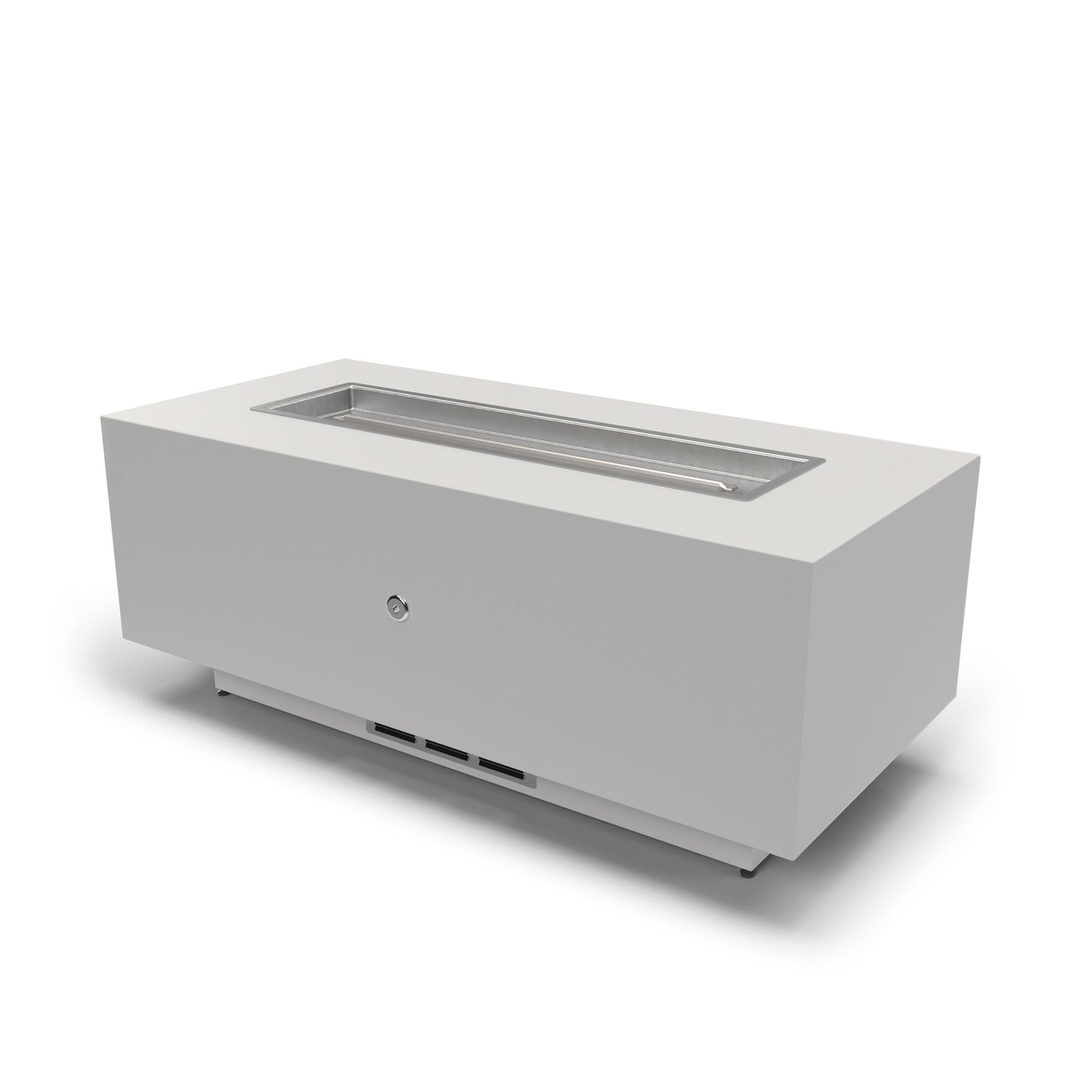 The Outdoor Plus Catalina 60" Hardieboard & Steel Frame Natural Gas Ready to Finish Fire Pit with Match Lit Ignition