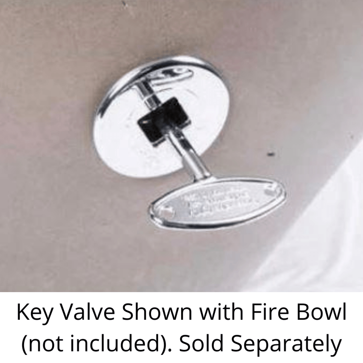 The Outdoor Plus Key Valve Installation for Fire Bowl