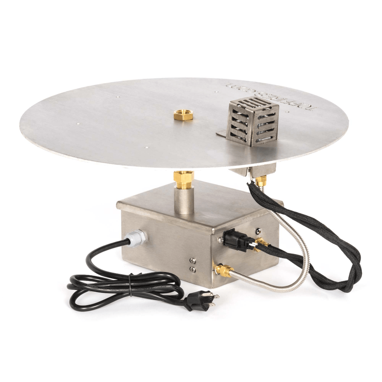 The Outdoor Plus Rectangular Flat Pan With Stainless Steel Switchback Bullet Burner
