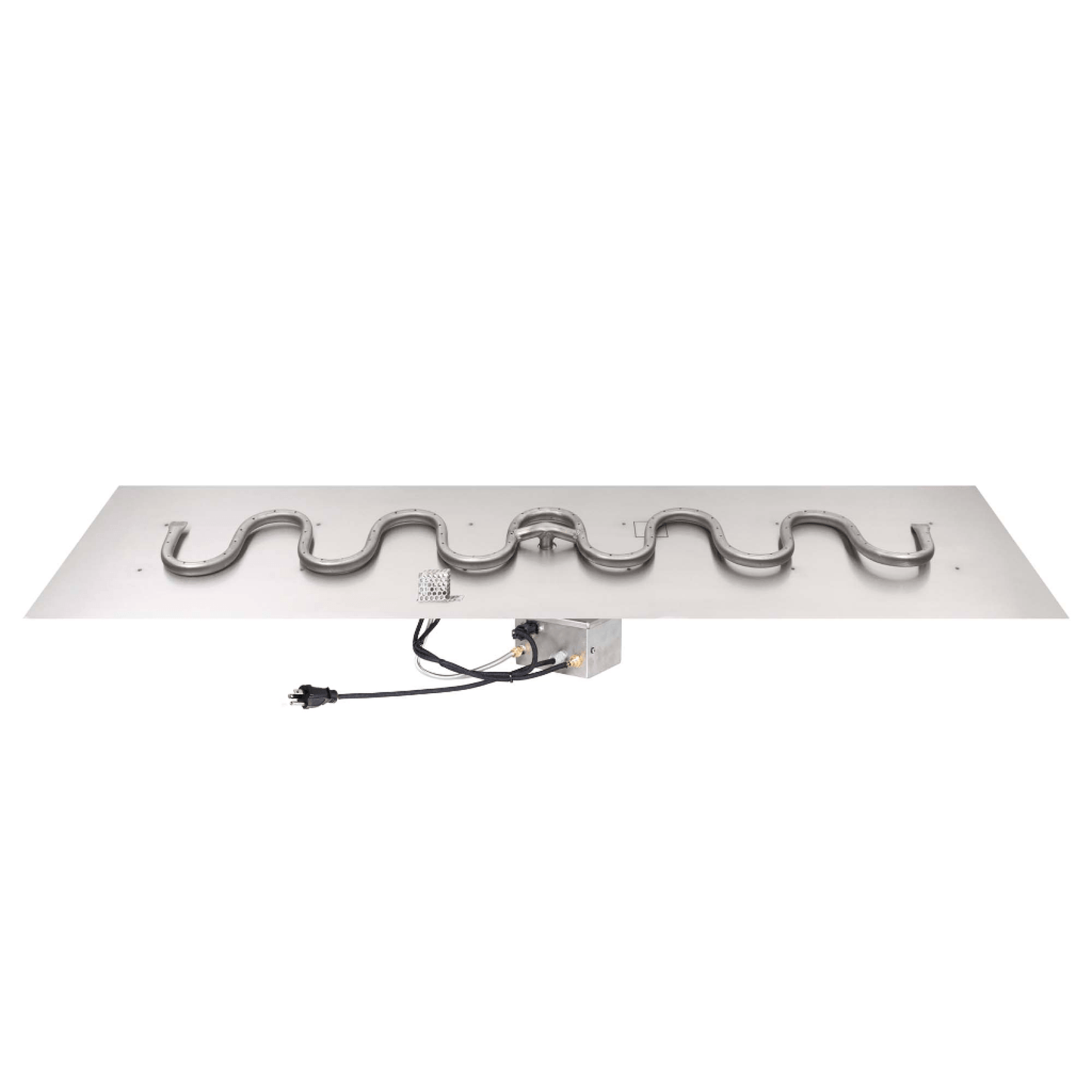 The Outdoor Plus Rectangular Flat Pan With Stainless Steel Switchback Burner