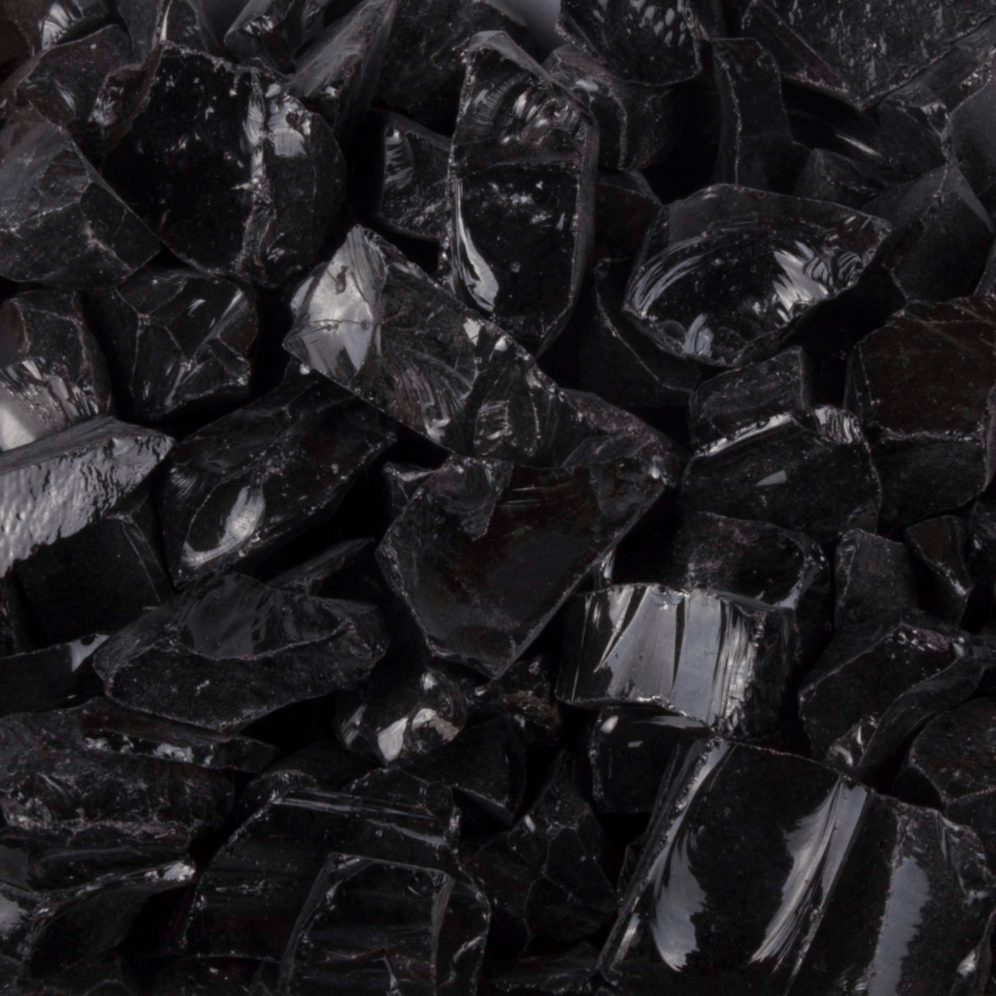 The Outdoor Plus 25 Lbs. Black Non-Reflective Fire Glass Media