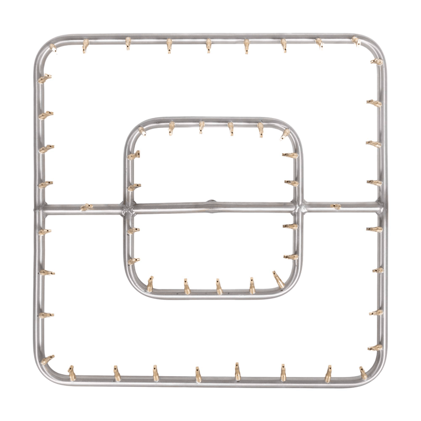 The Outdoor Plus Stainless Steel Square Bullet Burner (Burner Only)