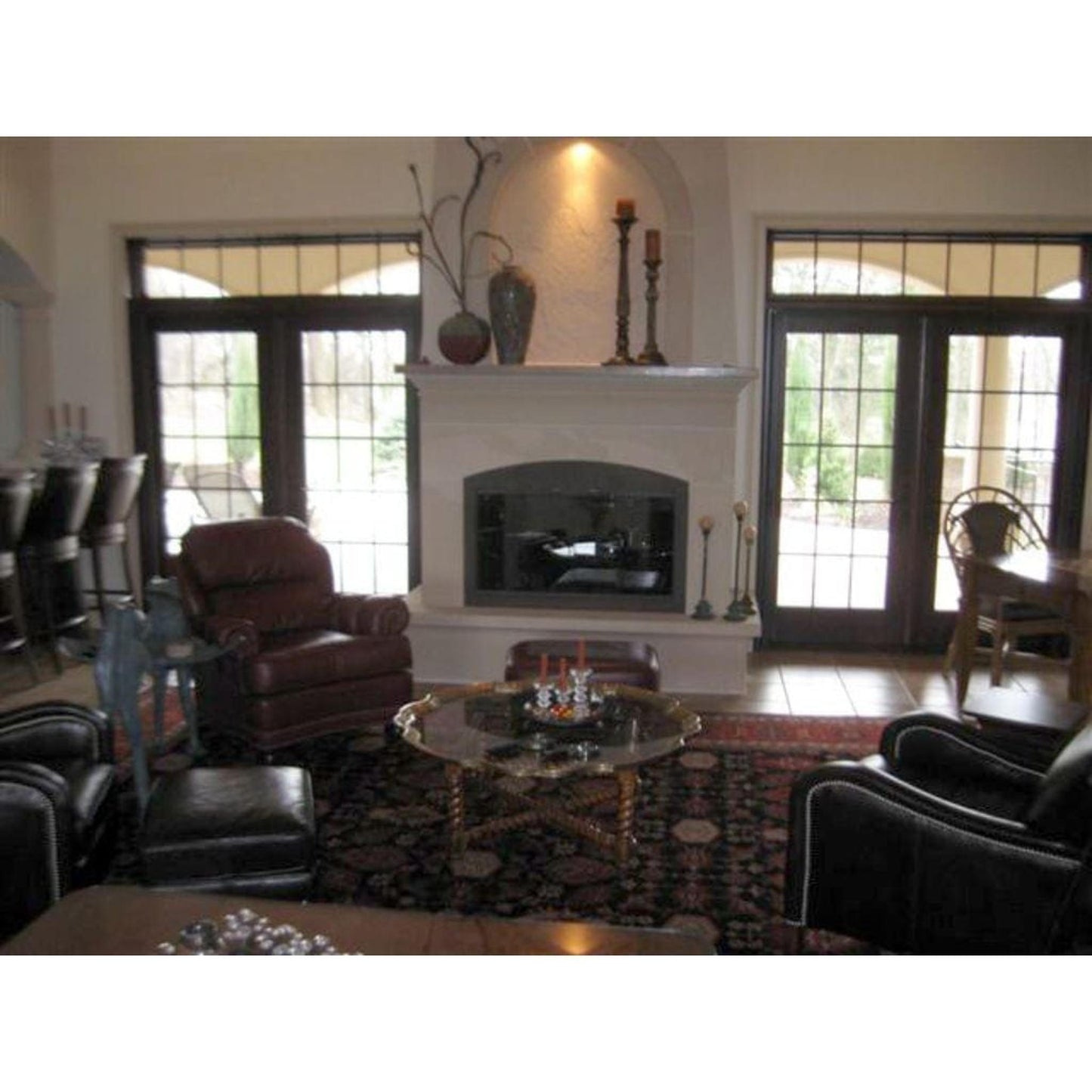 Thermo-Rite Heritage 2 Glass Fireplace Welded Steel Plate Enclosure