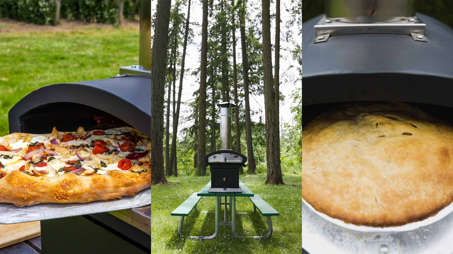 Timber Stoves Pellet Pizza Oven Complete Cook Kit With Burner Box