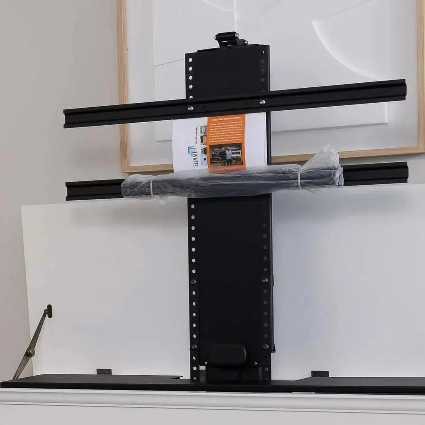 Touchstone Elevate Black Smart TV Lift Cabinet for 50" Flat Screen TVs With SRV Smart WiFi Lift