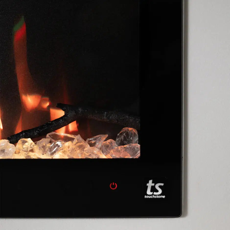 Touchstone Sideline Fury 46" Slim-Depth Recessed Smart Electric Fireplace