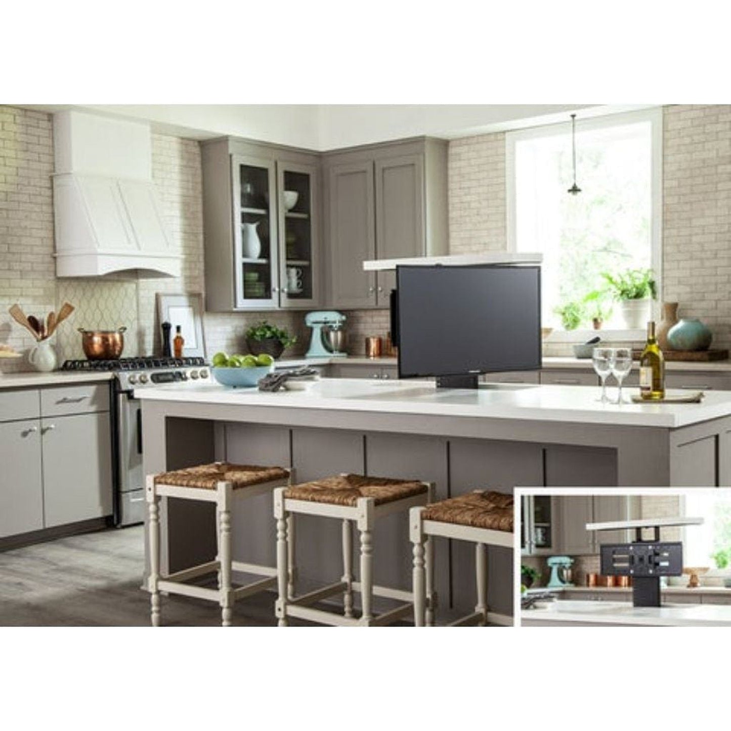 Touchstone Whisper Lift II PRO Advanced Swivel TV Lift Mechanism for 65" Flat screen TVs (36" travel)