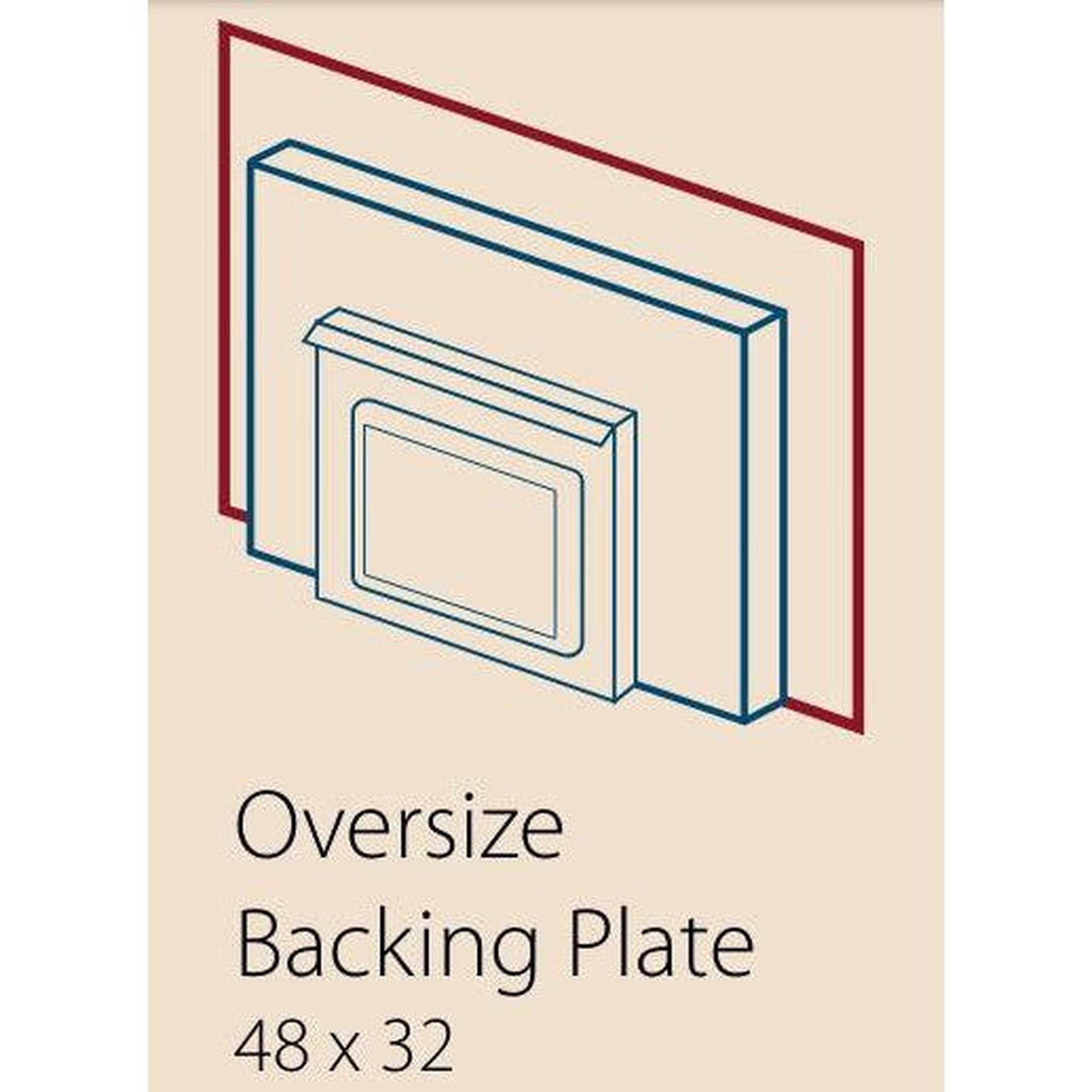 TRUE NORTH 48 Inch Backing Plate | 31120002 | TRUE NORTH Wood