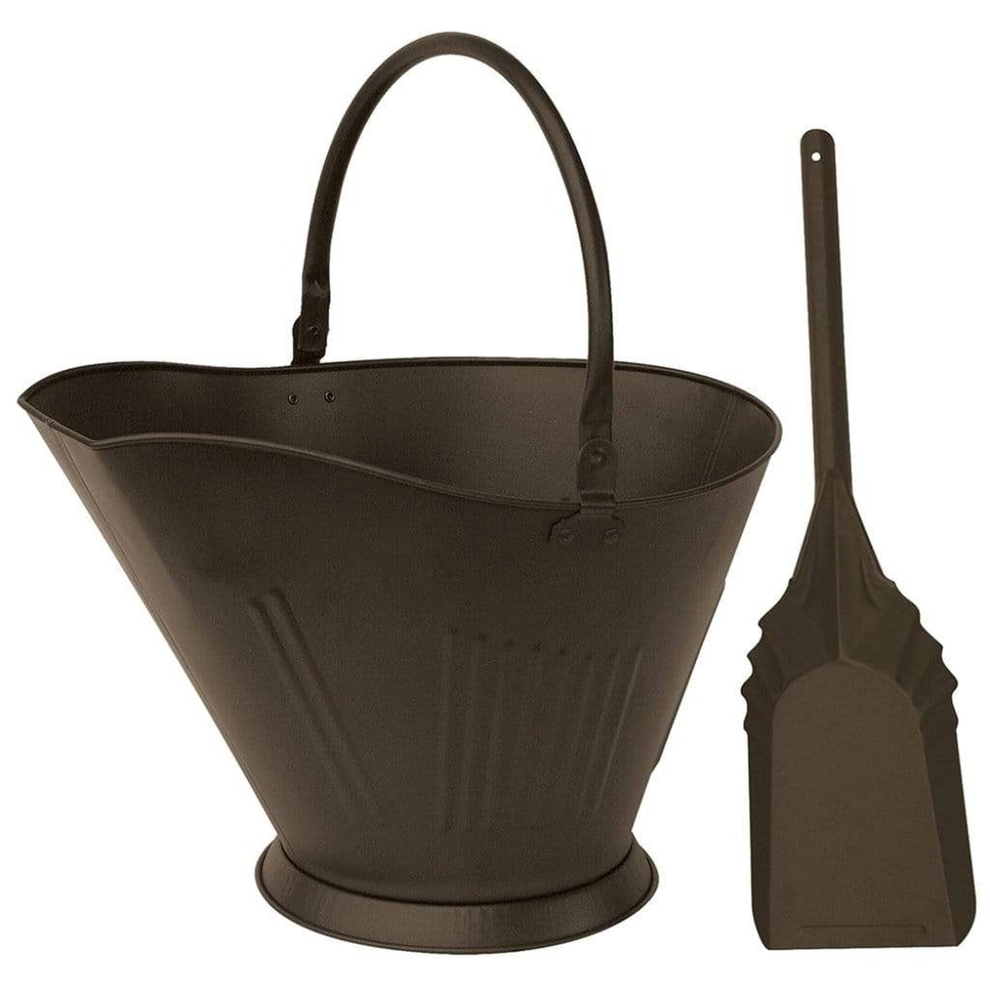 UniFlame 17" C-1713 Bronze Coal Hod and Shovel