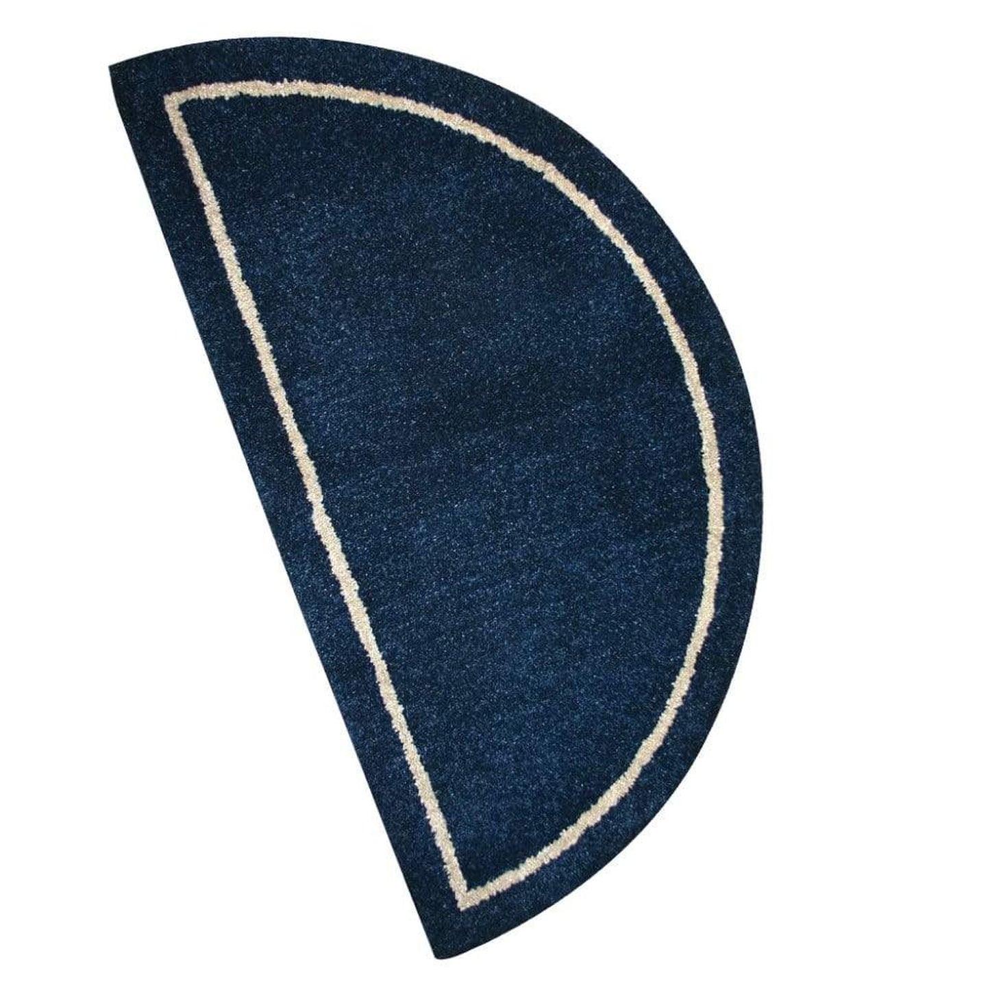 UniFlame 44" R-4000 Deep Blue Hand-Tufted Wool Hearth Rug