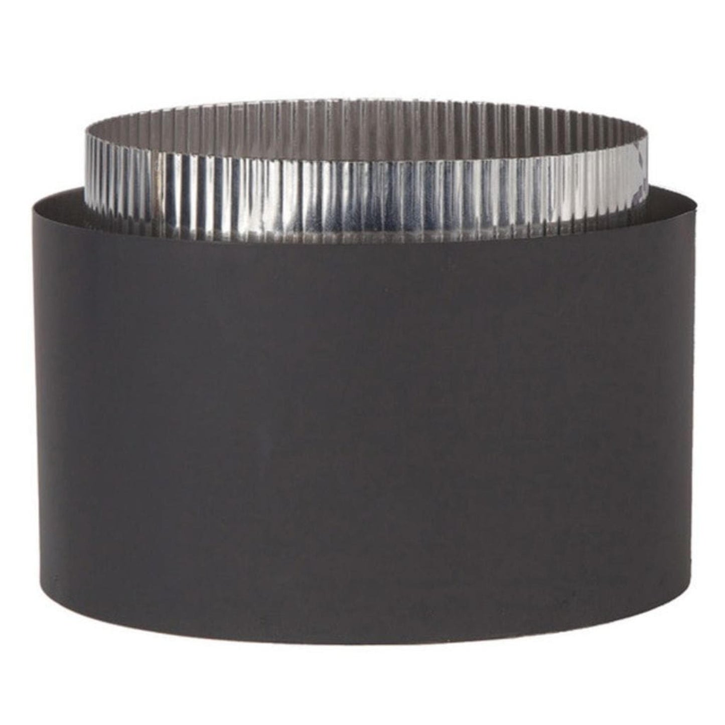 Ventis 6" Black Adaptor (Double-Wall Black Stove Pipe)