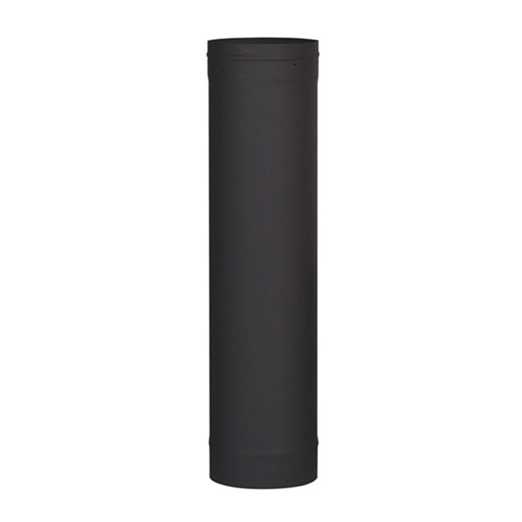 Ventis 6" x 36" Black Pipe Length (Single-Wall Black Stove Pipe)